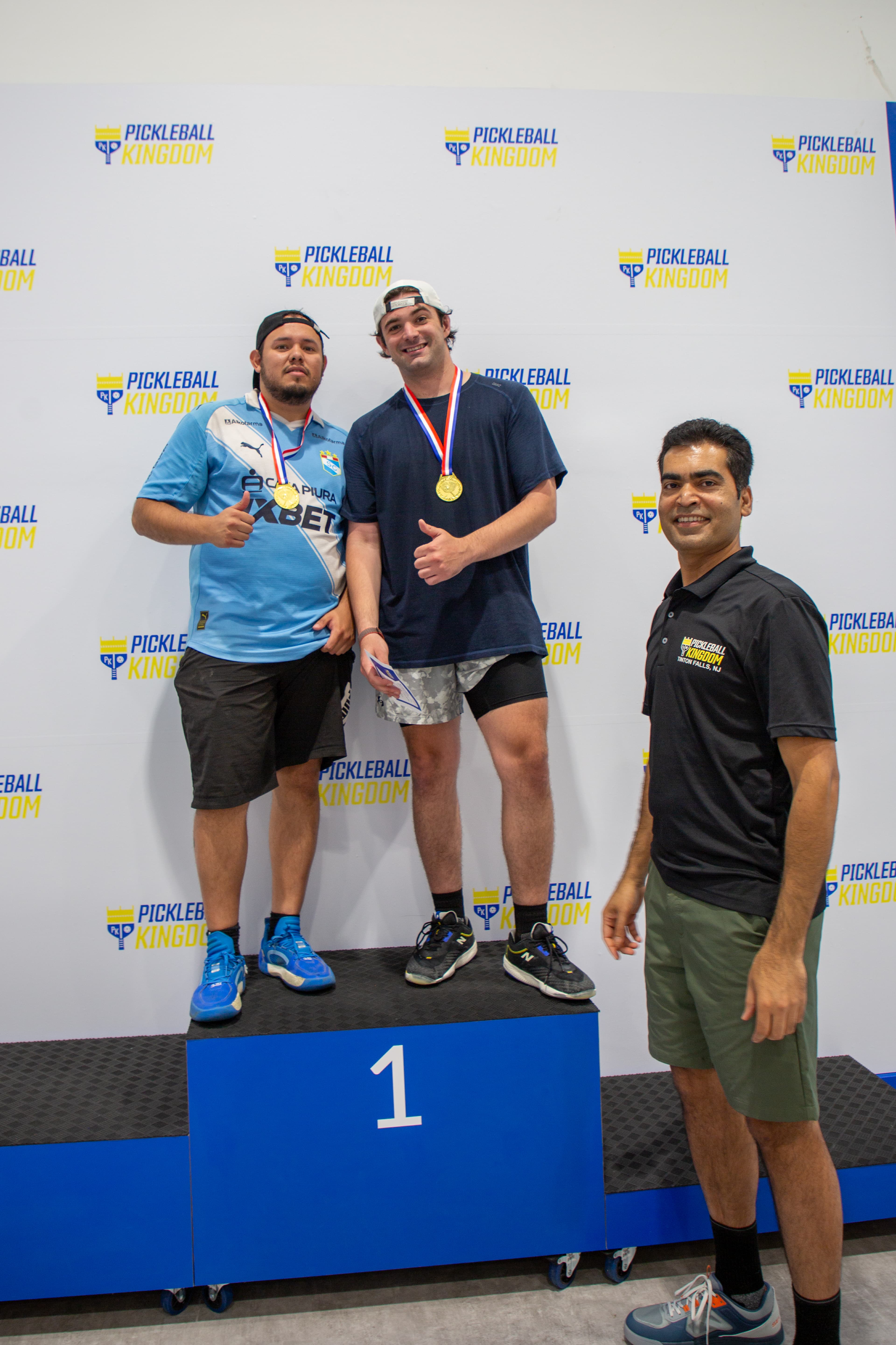 Men's A Champions Jordan Brochin and Chris Balta