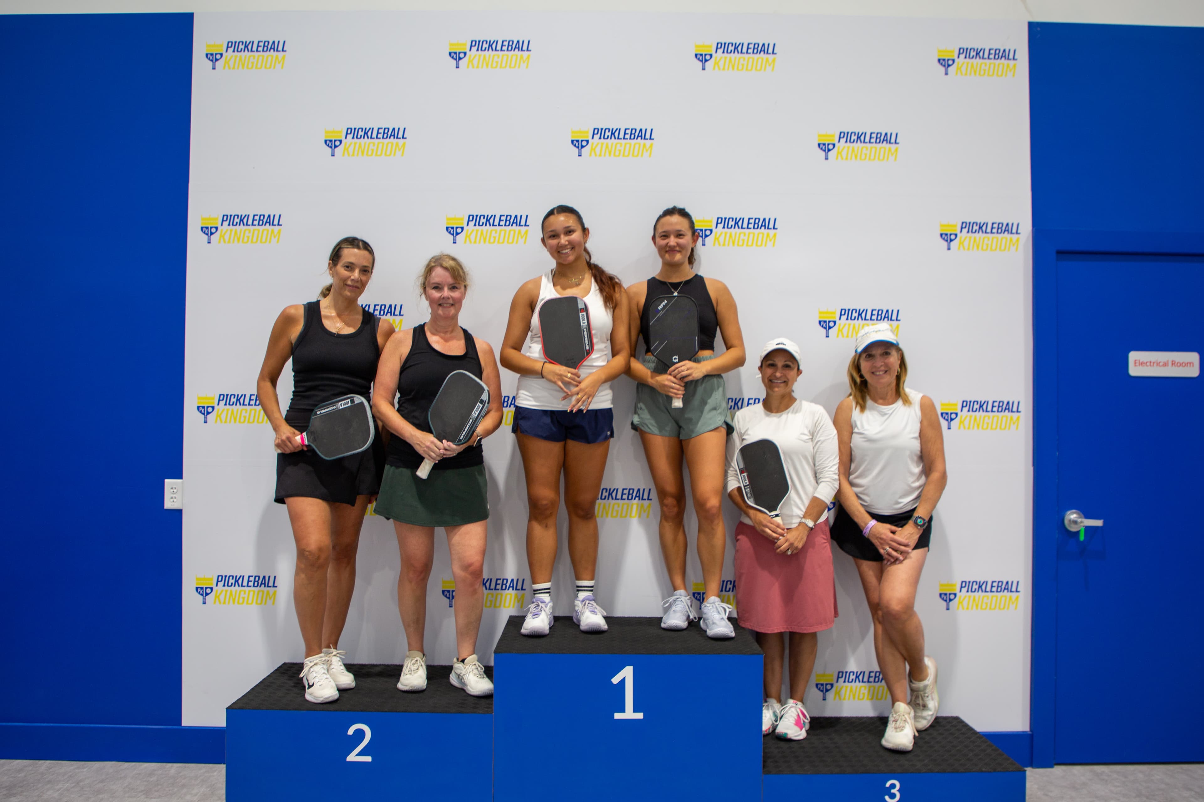 Women's Doubles podium — Kingdom Summer Championships