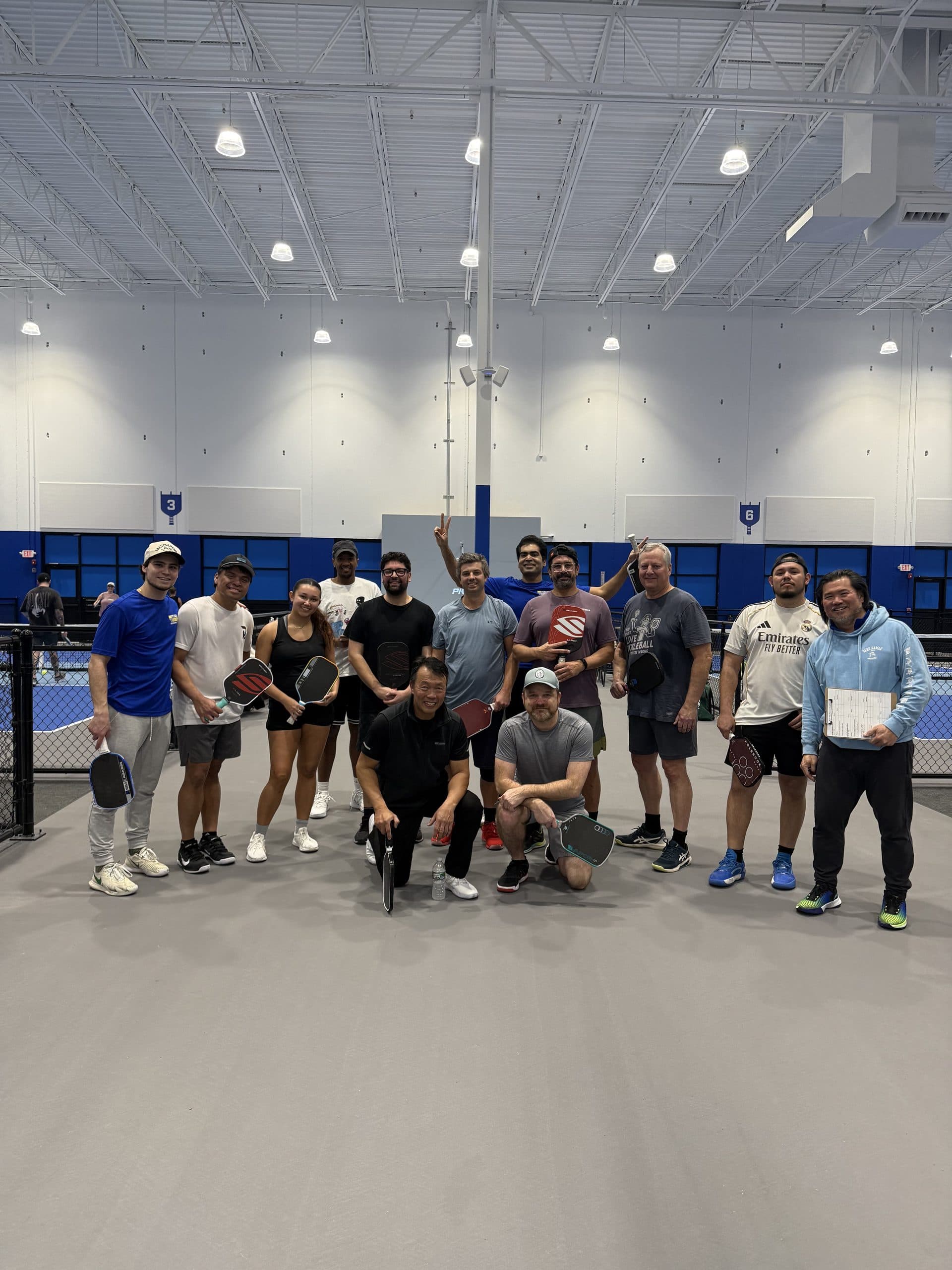 Indoor courts at Pickleball Kingdom Tinton Falls