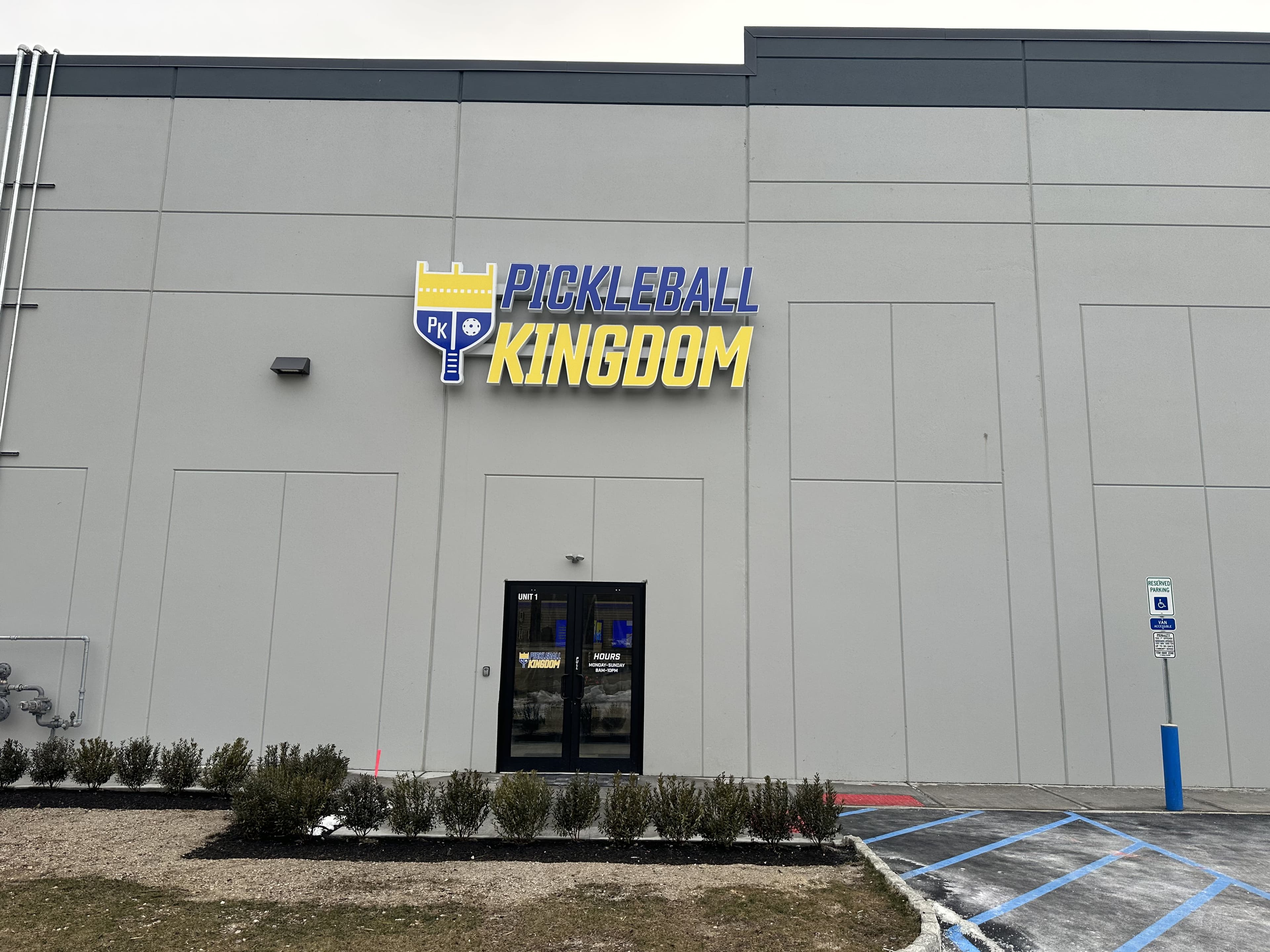 Pickleball Kingdom Tinton Falls aerial view